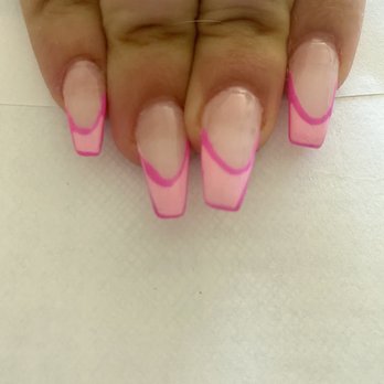 Liberty Nail - This is what I got. The design is crooked and rushed - Nail Salons Near Me - Philadelphia, Pennsylvania Liberty Nail - This is what I got. The design is crooked and rushed - Nail Salons Near Me - Philadelphia, Pennsylvania