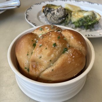 Loch Bar - Garlic Buttered Bread in a bowl - Seafood Near Me - Houston, Texas Loch Bar - Garlic Buttered Bread in a bowl - Seafood Near Me - Houston, Texas