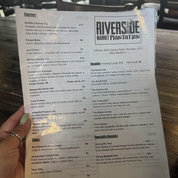 Riverside Market Plantation - Menu - Sandwiches Near Me - Plantation, Florida Riverside Market Plantation - Menu - Sandwiches Near Me - Plantation, Florida