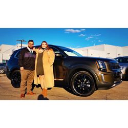 AutoServ Of Tilton - Myself, my salesman, Daniel Irving, and my shiny new Telluride!