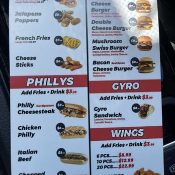 48 Phillys - Menu 8/14/25 - New American Near Me - Arlington, Texas