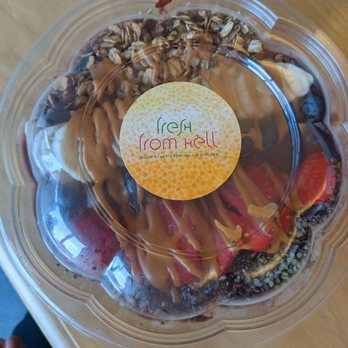 Fresh From Hell - Nutty and Nice Bowl - Juice Bars & Smoothies Near Me - New York, New York