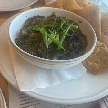 d’Alba - Spinach dip - New American Near Me - Houston, Texas