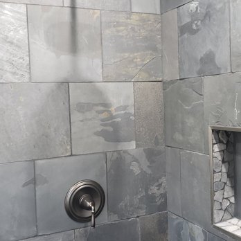 Kohler Signature Store - Shower set up, oil-rubbed bronze - Awaken Rainhead and Devonshire handle - Kitchen & Bath Near Me - Torrance, California