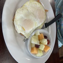 Avocado sourdough toast with lox, and two eggs - delicious Avocado sourdough toast with lox, and two eggs - delicious