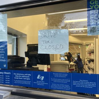 Rite Aid - They close the drive through on a whim. Very helpful for folks who must use the drive through. - Drugstores Near Me - Eugene, Oregon