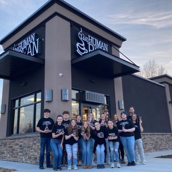The Human Bean - a group of people standing outside of a building - Coffee & Tea Near Me - Joplin, Missouri