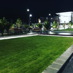 NorthWest Shopping Centre - The shared area just outside the mall at night