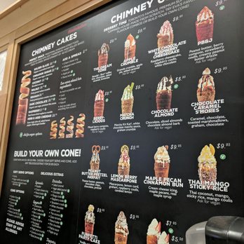 Eva's Original Chimneys - Menu. - Desserts Near Me - Mississauga, Ontario Eva's Original Chimneys - Menu. - Desserts Near Me - Mississauga, Ontario