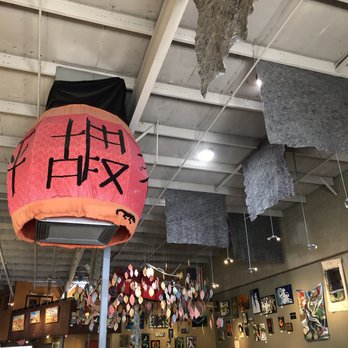 Staggering Ox - a paper lantern hanging from the ceiling - Sandwiches Near Me - Helena, Montana Staggering Ox - a paper lantern hanging from the ceiling - Sandwiches Near Me - Helena, Montana