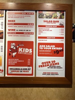 Menu photo 2 Sizzler San Jose, CA