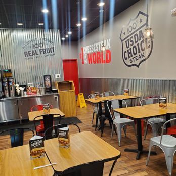Charleys Cheesesteaks - the inside of a fast food restaurant - Cheesesteaks Near Me - Broadview, Illinois