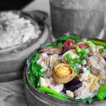 The Soup - S9. Steamed Rice in Lotus Leaf with Abalone, Chicken, Shiitake Mushroom, and Jujube | @whaevaeats - Soup Near Me - San Francisco, California The Soup - S9. Steamed Rice in Lotus Leaf with Abalone, Chicken, Shiitake Mushroom, and Jujube | @whaevaeats - Soup Near Me - San Francisco, California