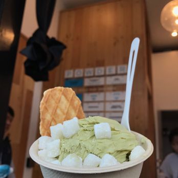 Powder - The matcha ice cream with mochi - Desserts Near Me - San Francisco, California Powder - The matcha ice cream with mochi - Desserts Near Me - San Francisco, California