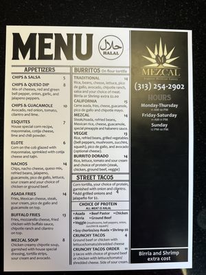 Menu photo 1 Mezcal Express Dearborn Dearborn, MI Menu photo 1 Mezcal Express Dearborn Dearborn, MI