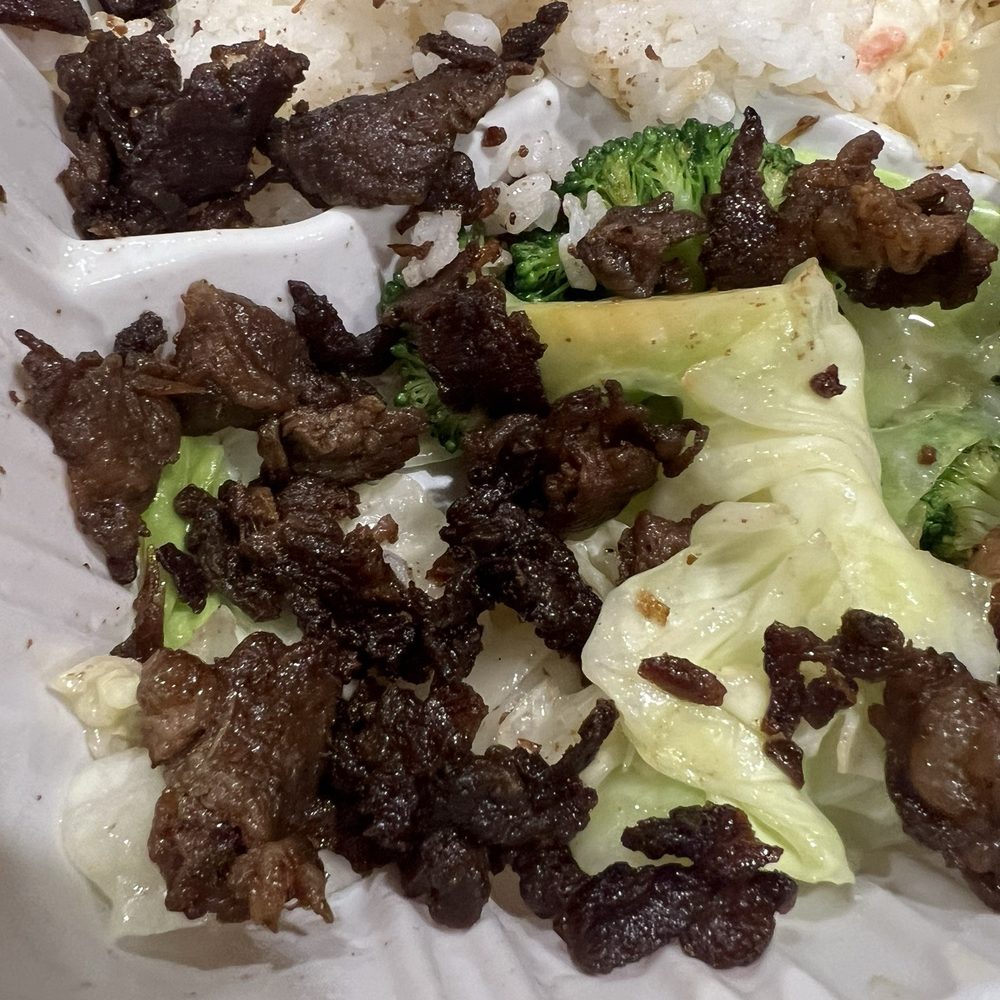 Ono Hawaiian BBQ - I ordered Hawaiian BBQ Beef 10/01/2024 @ 8pm for to go.  They gave me a very hard shredded beef. Unable to eat and swallow... - Hawaiian Near Me - Upland, California