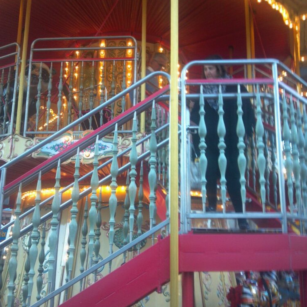 Stairs to deck 2 Stairs to deck 2