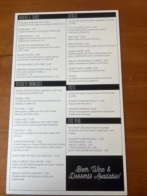 Menu photo 3 The Miller House Alden, NY Menu photo 3 The Miller House Alden, NY