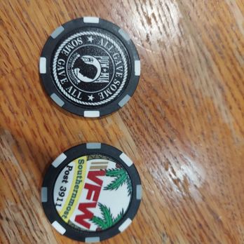 VFW - New poker chips - American Near Me - Key West, Florida