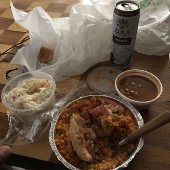 America's Food Basket - Sticky cornbread, rice beans and vegetables with grilled chicken breast, cole slaw and a coconut water espresso for $10! - Grocery Near Me - Brooklyn, New York America's Food Basket - Sticky cornbread, rice beans and vegetables with grilled chicken breast, cole slaw and a coconut water espresso for $10! - Grocery Near Me - Brooklyn, New York