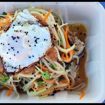Kitoko Maui - My Braised Beef Loco Moco.  Excellent!! - Food Trucks Near Me - Kihei, Hawaii