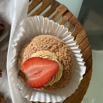 Fat Peach Bakery - Strawberry Cheesecake $10 - Bakeries Near Me - Chicago, Illinois