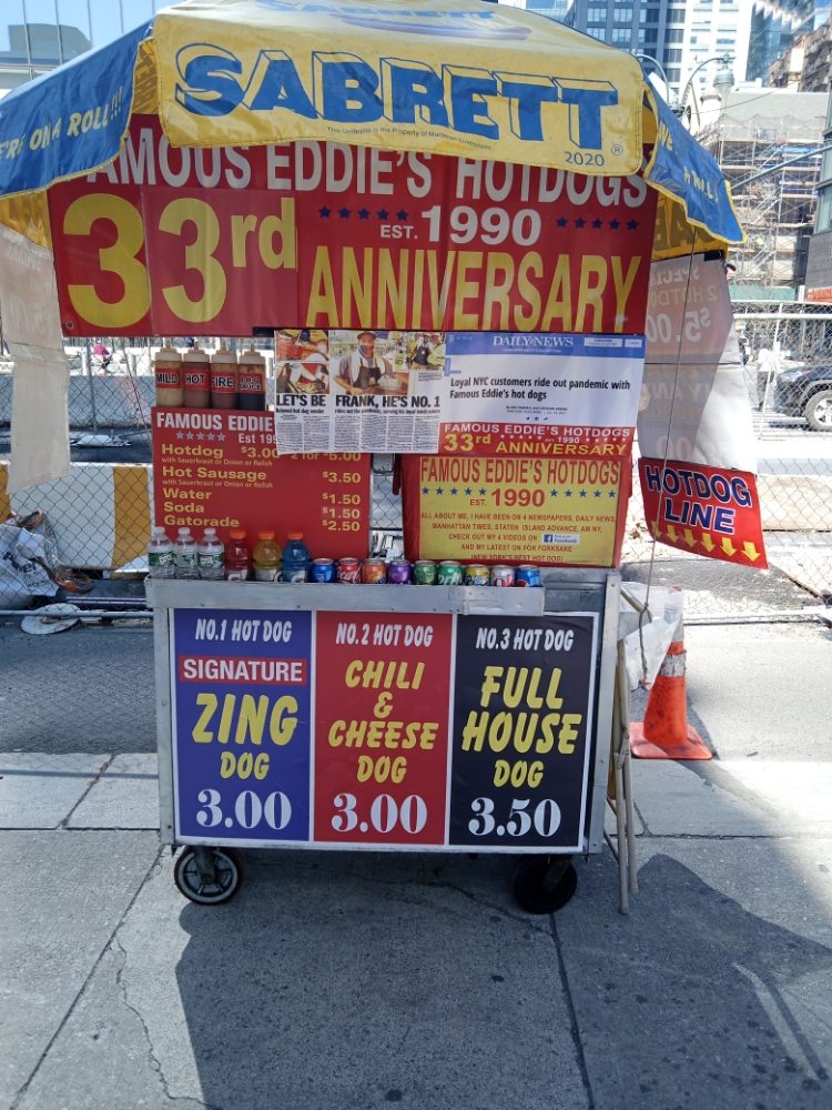 FAMOUS EDDIE’S HOTDOGS Updated October 2024 411 9th Ave, New York