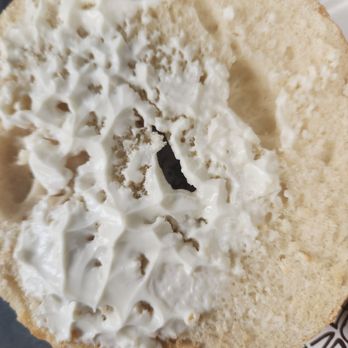 Fresh Donuts - Look at this cream cheese sliver like really damn lady it ain't coming out of your pocket! - Donuts Near Me - La Puente, California Fresh Donuts - Look at this cream cheese sliver like really damn lady it ain't coming out of your pocket! - Donuts Near Me - La Puente, California