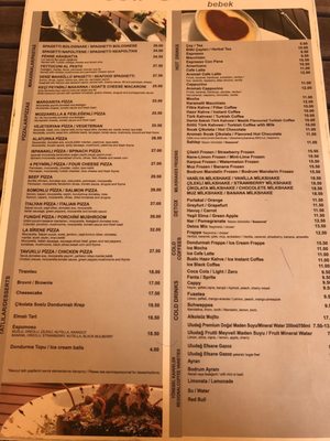Menu photo 1 La Sirene Bebek Istanbul, 34 Menu photo 1 La Sirene Bebek Istanbul, 34