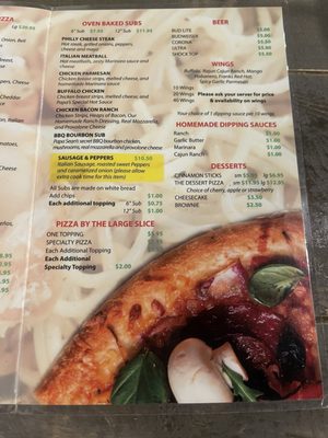 Menu photo 5 Papa Seans Homemade Pizza Baldwin, FL