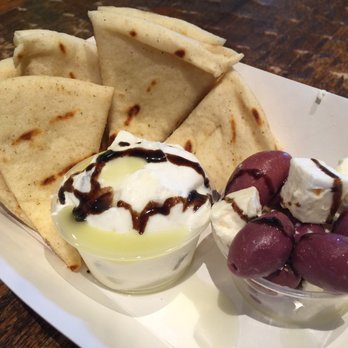 Kaboburritos - Pita with tzatziki, kalamatas with feta. - Mediterranean Near Me - Kennett Square, Pennsylvania