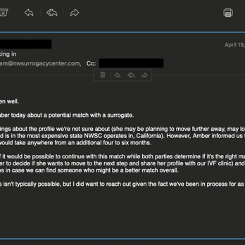 Northwest Surrogacy Center - Sam flatly refused to help at all. - Fertility Near Me - Portland, Oregon Northwest Surrogacy Center - Sam flatly refused to help at all. - Fertility Near Me - Portland, Oregon