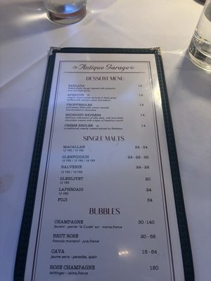 Menu photo 2 Antique Garage- Rye Rye, NY