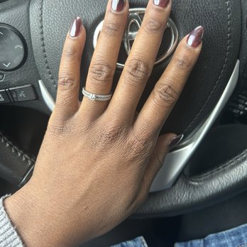 Moon&Sun Nail Spa - Acrylic set with UV Gel, design, and chrome. - Nail Salons Near Me - Stamford, Connecticut Moon&Sun Nail Spa - Acrylic set with UV Gel, design, and chrome. - Nail Salons Near Me - Stamford, Connecticut