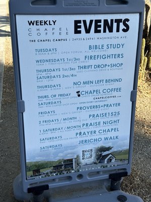 Menu photo 6 Chapel Coffee Murrieta, CA