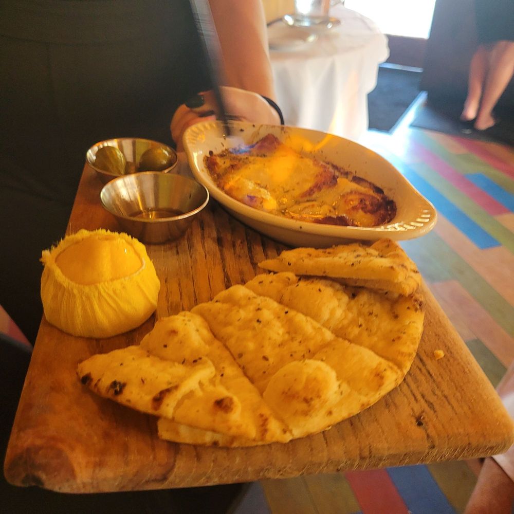 Santiago's Bodega - Flaming greek cheese - Tapas Bars Near Me - Key West, Florida Santiago's Bodega - Flaming greek cheese - Tapas Bars Near Me - Key West, Florida