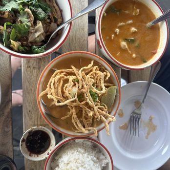 Lung Yai Thai Tapas - Multiple dishes: Pad See Ew with Beef, Panang Curry with chicken, Khao Soi Gai / Nuar with chicken - Tapas/Small Plates Near Me - Miami, Florida Lung Yai Thai Tapas - Multiple dishes: Pad See Ew with Beef, Panang Curry with chicken, Khao Soi Gai / Nuar with chicken - Tapas/Small Plates Near Me - Miami, Florida