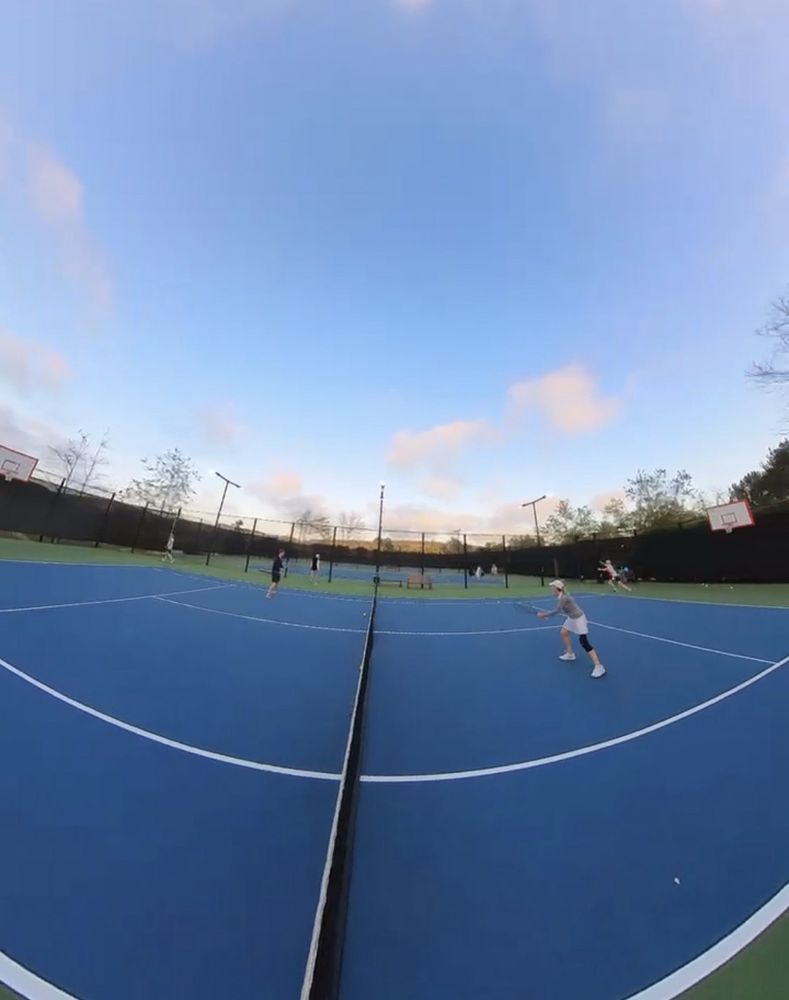 Surf City Tennis Instructor Logo