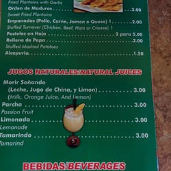 Amarilis Cafe - Menu