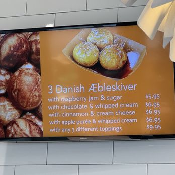 Aebleskivehuset - Menu - Ice Cream & Frozen Yogurt Near Me - Solvang, California Aebleskivehuset - Menu - Ice Cream & Frozen Yogurt Near Me - Solvang, California