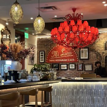 Mi Luna Tapas Restaurant & Bar - Bar and entrance - Tapas/Small Plates Near Me - Houston, Texas Mi Luna Tapas Restaurant & Bar - Bar and entrance - Tapas/Small Plates Near Me - Houston, Texas