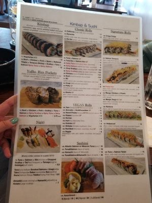 Menu photo 1 Kimbap & Sushi Kelowna, BC