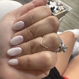 Gel maní with builder gel! Gel maní with builder gel!