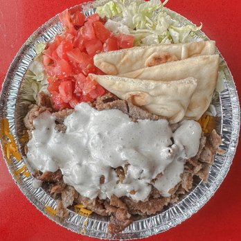 The Halal Guys - Beef Gyro Small Platter - Halal Near Me - Fremont, California