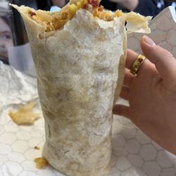 Burrito Barn - Bacon breakfast burrito