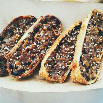 Bop N Grill - Bulkogi "philly" egg rolls ($9) were SUPER tasty but only produced in limited quantities, so get yours now!! - Burgers Near Me - Chicago, Illinois