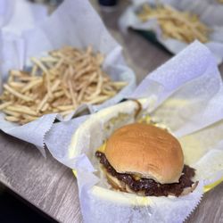 Moonlit Burgers - Burger and fries