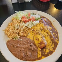 Cheese enchiladas lunch special Cheese enchiladas lunch special