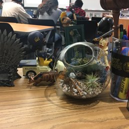My terrarium brightening up my desk at work! My terrarium brightening up my desk at work!