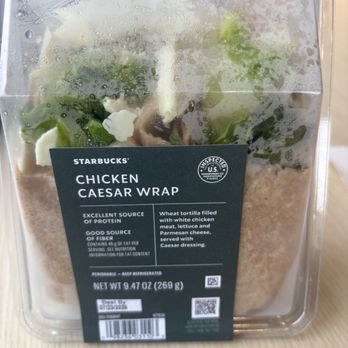 Starbucks - Chicken Caesar Wrap ($7.75) - Coffee & Tea Near Me - Seattle, Washington Starbucks - Chicken Caesar Wrap ($7.75) - Coffee & Tea Near Me - Seattle, Washington